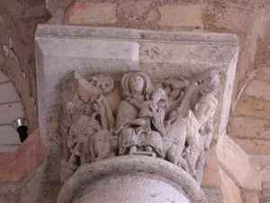 chapiteau de la fuite en Egypte