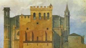 façade de Saint Nazaire après les restaurations de Viollet-le-Duc