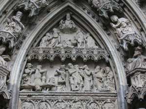 façade occidentale, portail sud