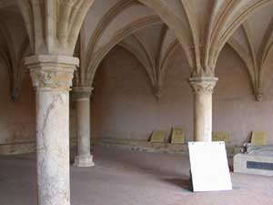 intérieur de la salle capitulaire