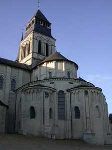 chevet de l'abbatiale