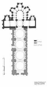plan de l'abbatiale