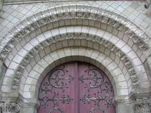 voussures du portail nord