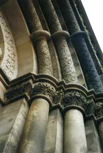 voussures du portail occidental