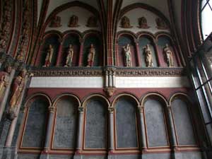 élévation intérieure du porche