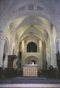 la nef vue du choeur