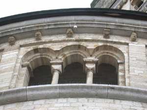 dernier étage de l'abside ouest