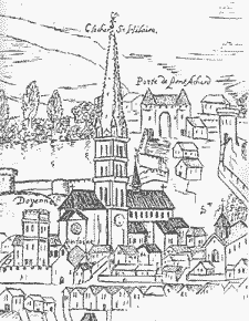 saint Hilaire, avant la chute du clocher