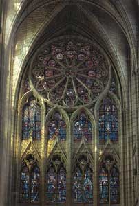 vitraux du croisillon nord