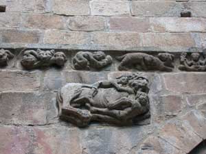 sculpture de la façade