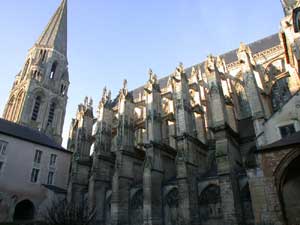 élévation extérieure de la nef