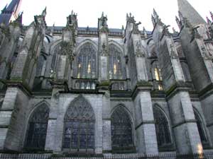 élévation extérieure de la nef